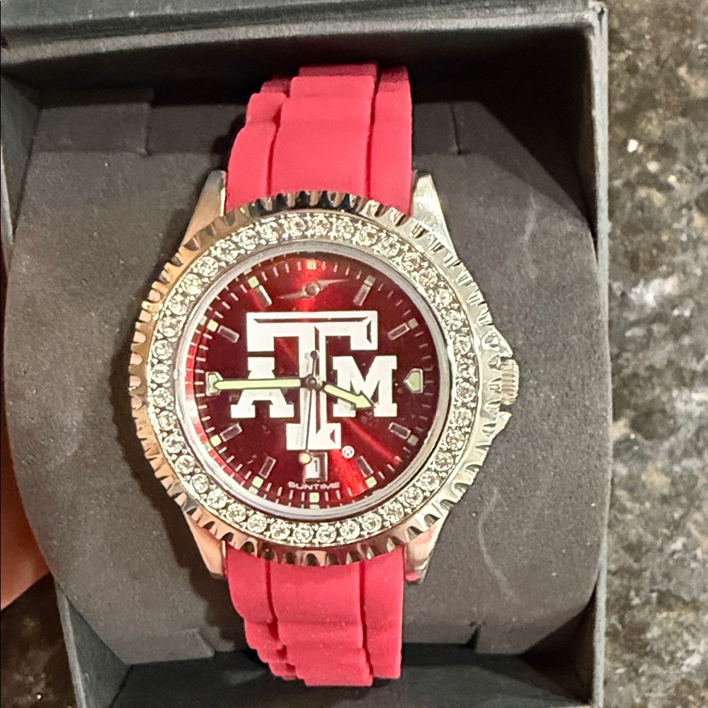Women's Maroon Texas A&M Aggies Watch